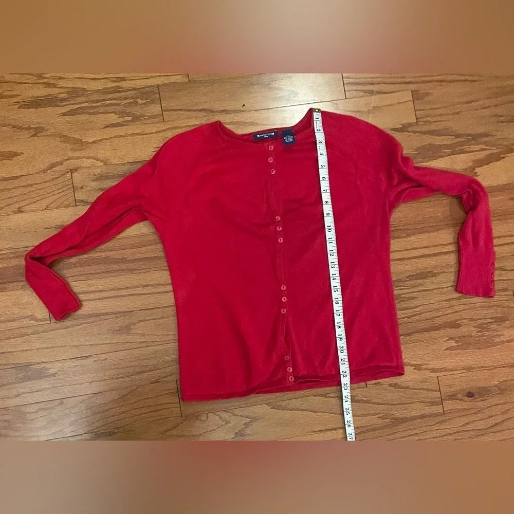 Architect- Women's Vibrant Red‎ Button-Down Shirt Size PM